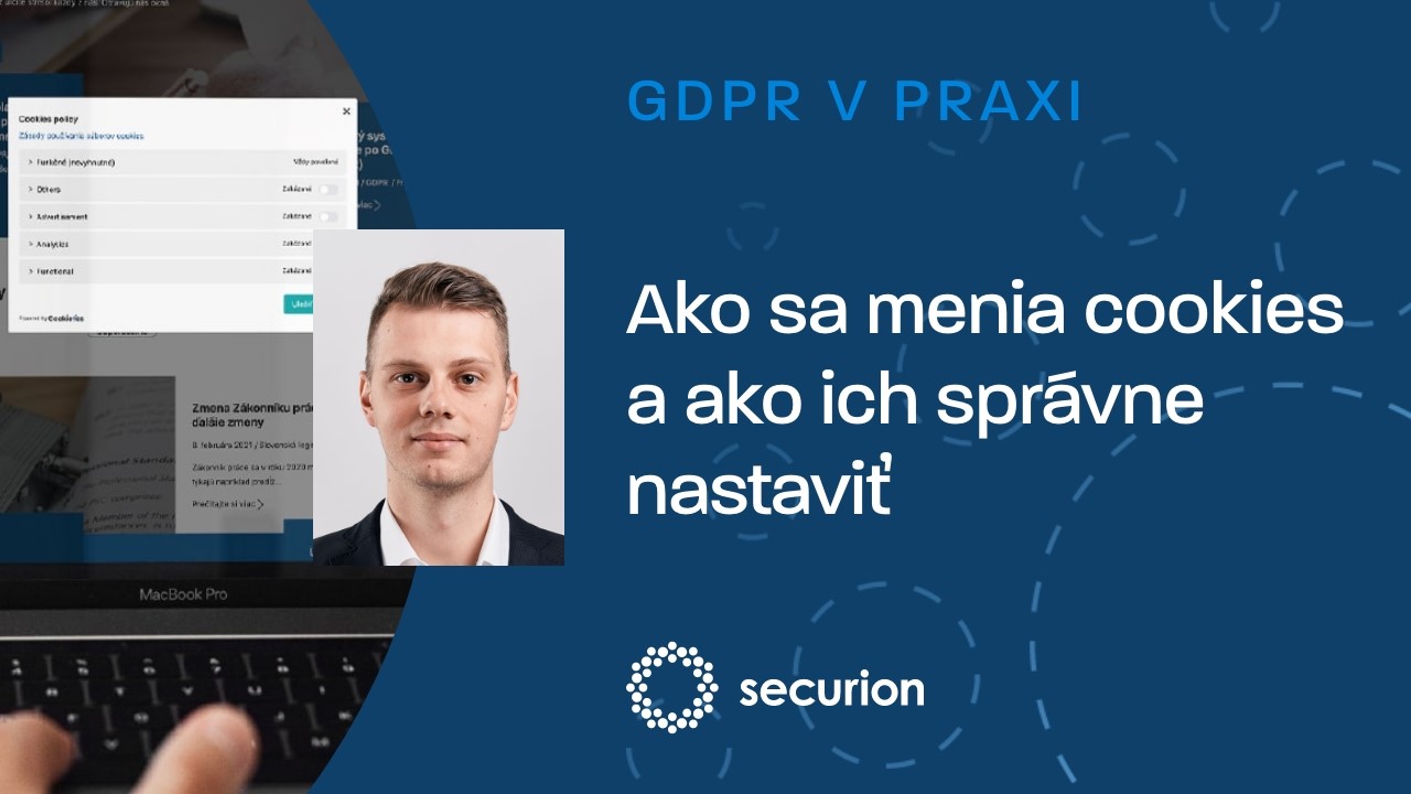 Videoškolenia 13: Cookies – ako ich nastaviť a prečo úzko súvisia s GDPR